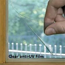 Clear anti-UV film